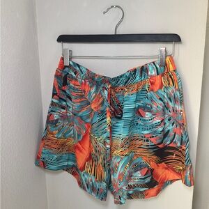 Tropical Print Women's Shorts
